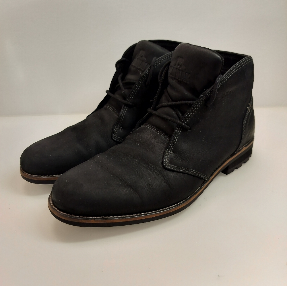 Kodiak Mckernan Mens 10us Chukka Ankle Boots Traditional Leather-Black Pre-Owne